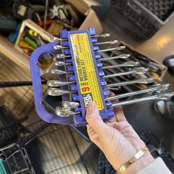 Tool Shop Metric Wrench Set - 9 Pieces 