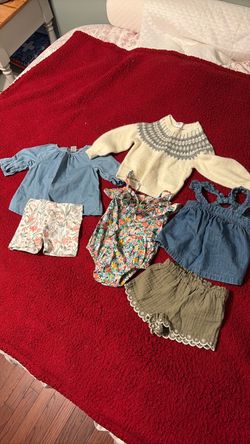 Baby Girl Clothing Bundle – 6 Pieces sizes 6-12 mos