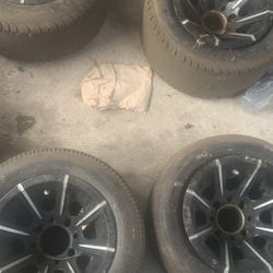 Machined 10 Inch Golf Cart Tires 