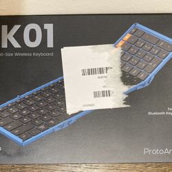 ProtoArc Foldable Bluetooth Keyboard XK01 Folding Wireless Portable Number Pad 
