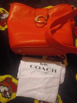 Red Coach Purse