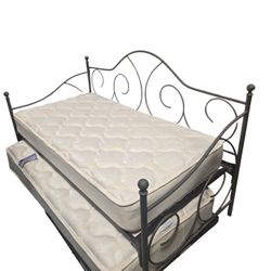 Futon Bed With Trundle Bed Underneath