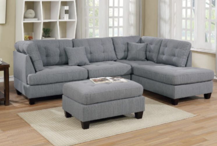 Sectional Sofa + Ottoman