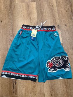 NEW Retro 90’s style adidas MEMPHIS Grizzlies shorts size Large