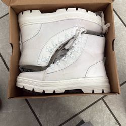 Dr. Martens White Combat Boots