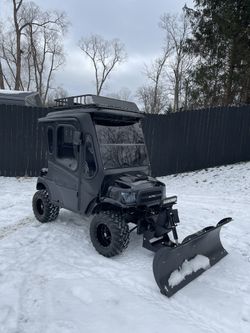 Plow 2016 Golf Cart club Car Precedent GAS EFI