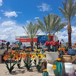 🌹MetL Art🌻POTTERY 🌺Mothers Day 20% OFF all Flowers 💐 + More