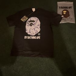 Grey bape shirt