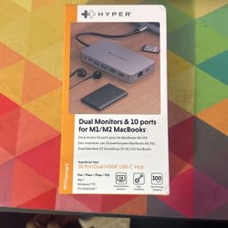 Hyperdrive M1 M2 MacBook Pro USB C Hub 10-in-1