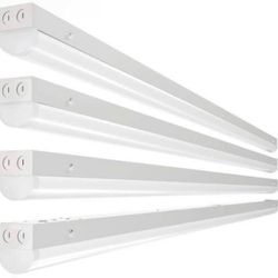 8ft LED Linear Strip Lights 100/80/60W, 30/40/5000K Garage , 4 Pack