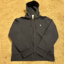 Polo Navy Zip Up