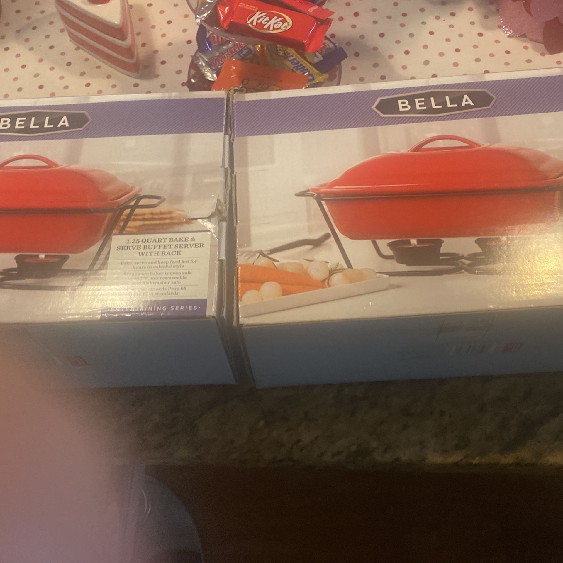 Bella 1.25 Quart Bake & serve Buffet w/Rack