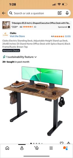 Desk and walking treadmill pad for $175 together