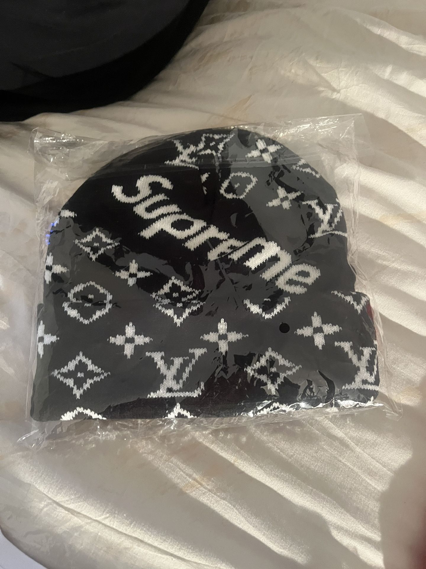 Lv Supreme Collab Beanie 