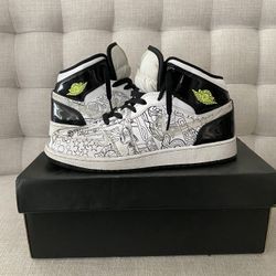 Jordan 1 diy mid (used good condition)