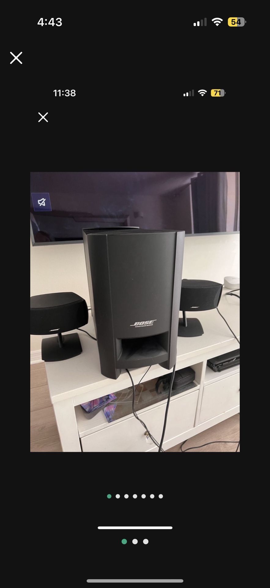 Bose CinaMate Surround Sound Speakers