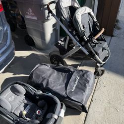 Uppababy Vista Stroller + Car seat Bundle 