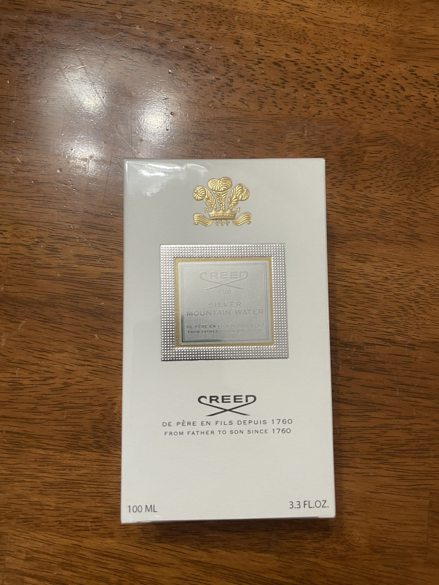 Creed Silver Mountain Water With Receipt
