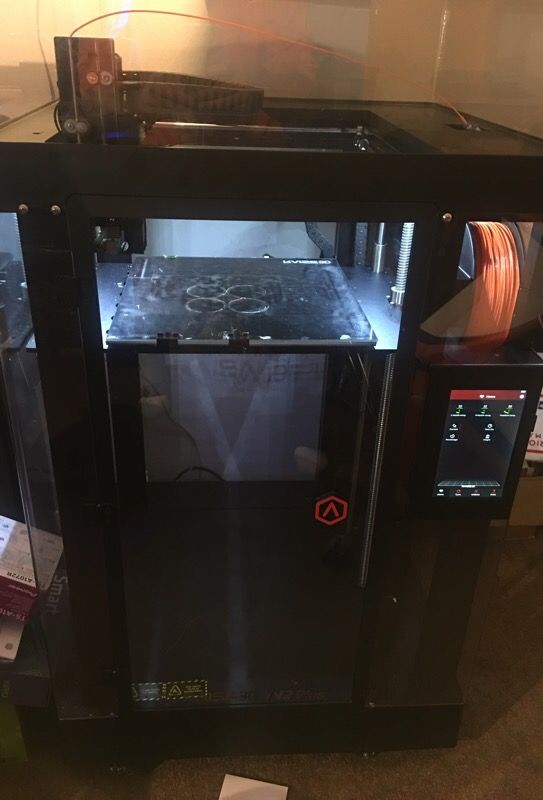 Raise3d n2 Plus 3d printer has 12x12x24” build volume