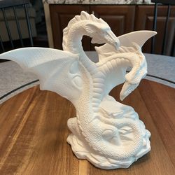Paint Your Dragon - Gypsum Statue 7.5” Tall