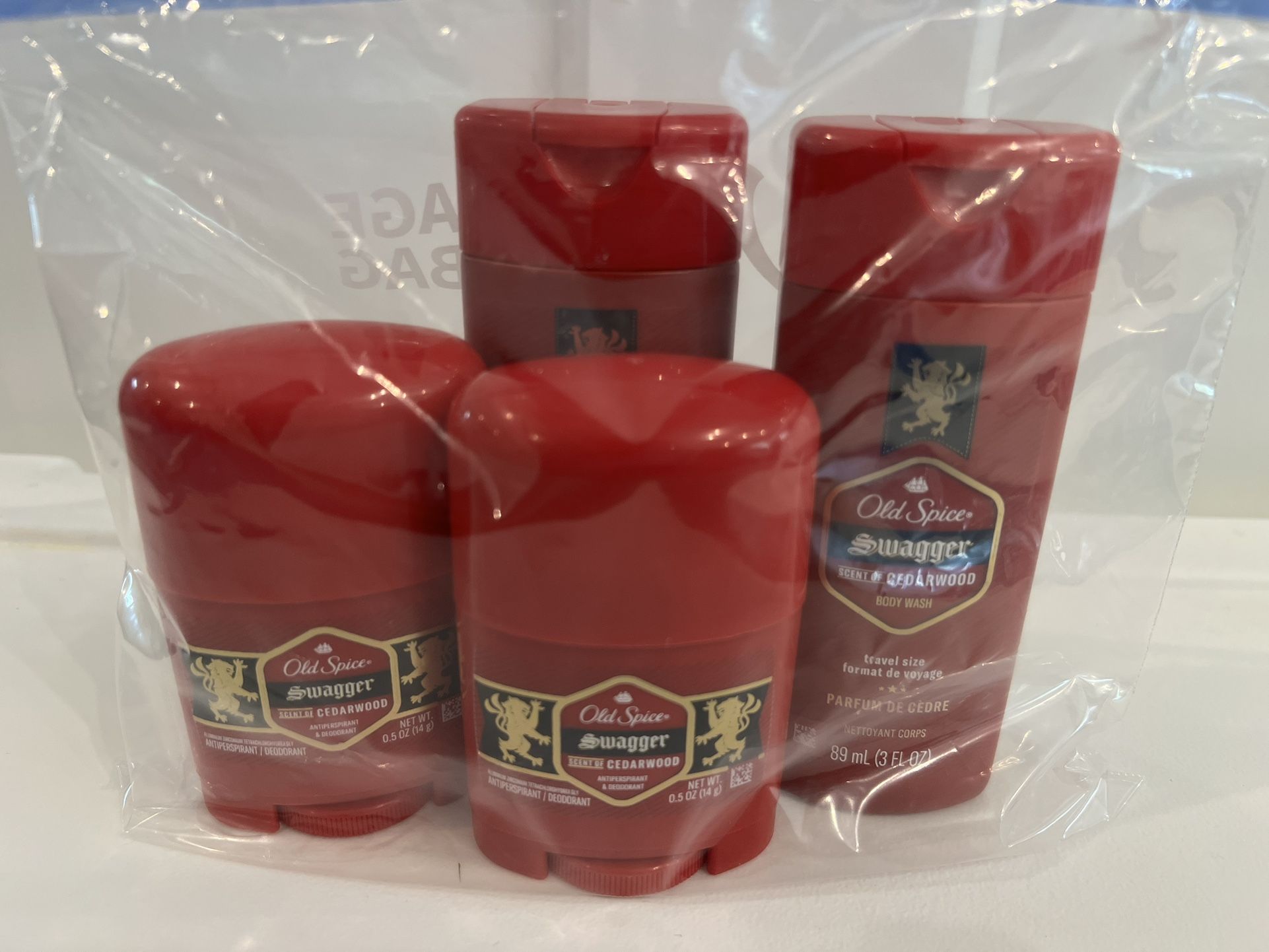 Old Spice Body Wash And Deodorant Travel Size Bundle