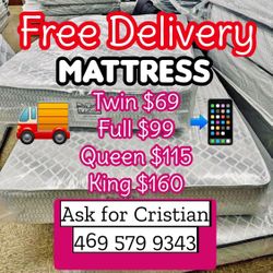 New Mattresses Twin mattress Full mattress Queen mattress King mattress Colchones nuevos Beds