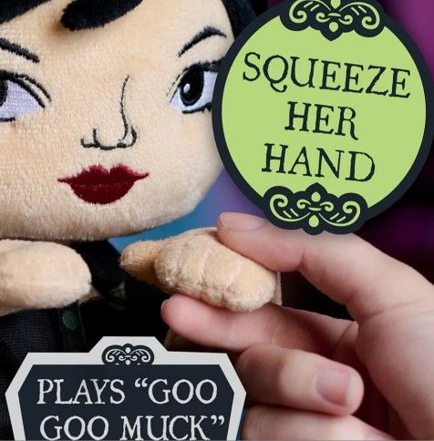 Just Play Wednesday Dancing Plush Doll with Music and Movement, 12.5-inch Dancing Plushie, Interactive Toy, Kids Toys for Ages 3 Up