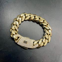 Moissanite Cuban Bracelet