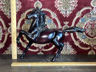 Vintage Bronze Horse Sculpture