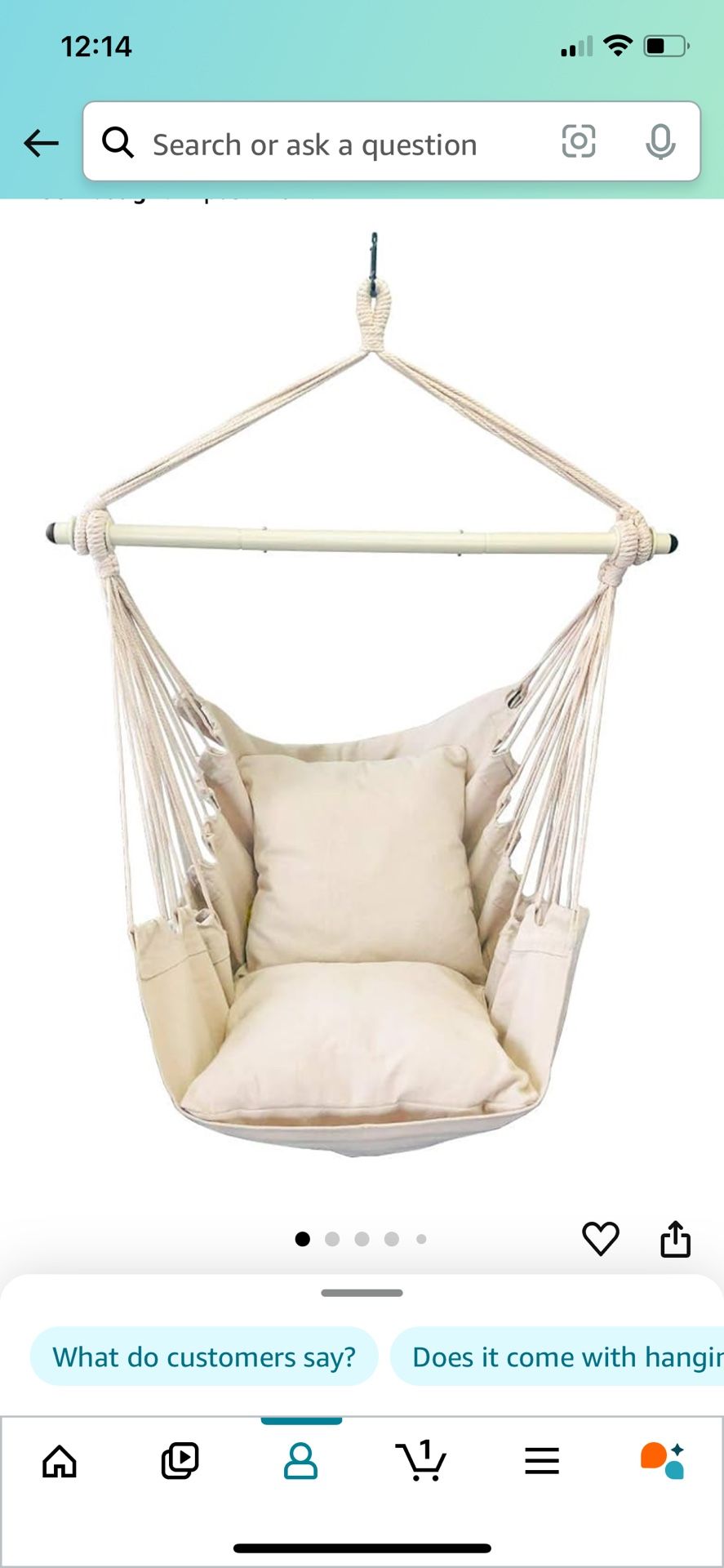 Brand New Hammock Hanging Chair