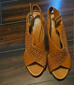 Leather Treasure and Bond Heels