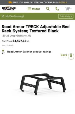 Road Armor Adjustable Bed Rack System