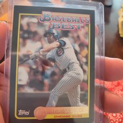 Ryne Sandberg 1992 Topps McDonald's Baseball Best Baseball Card 