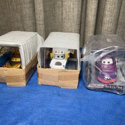 Disney Store Cars Triple MINT Bundle: Chase Purple Tokyo Mater, Chase Ice Cream Truck Mater, Fabrizio, All New Mint Unopened *RARE*