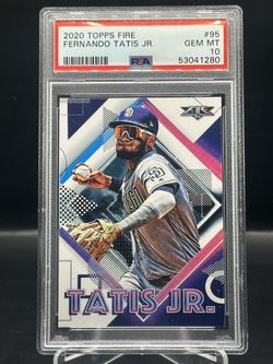 Fernando Tatis Jr. 2020 Topps Fire PSA 10 Pop 11 San Diego Padres