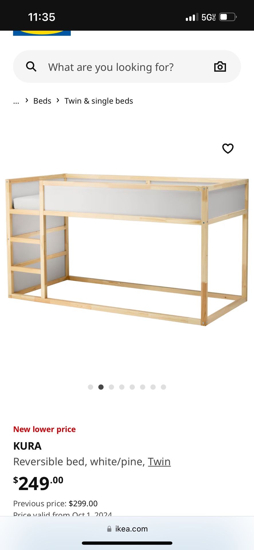 Ikea Reversible Bed Twin