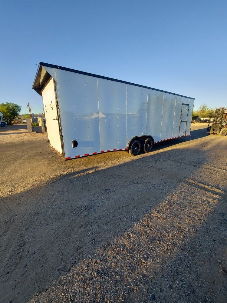 8.5 X 28ft Plus V Nose Enclosed Trailer