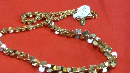 Gold plated necklace....