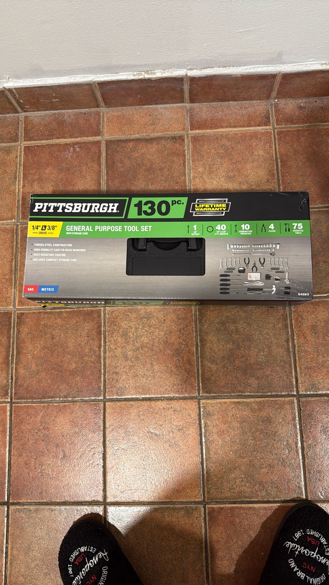 Pittsburgh 130pc. General Purpose Tool set with Case