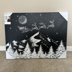 Santa Claus Christmas Painting By Amber fey