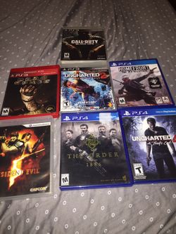 PS4 PS3 games $10 each
