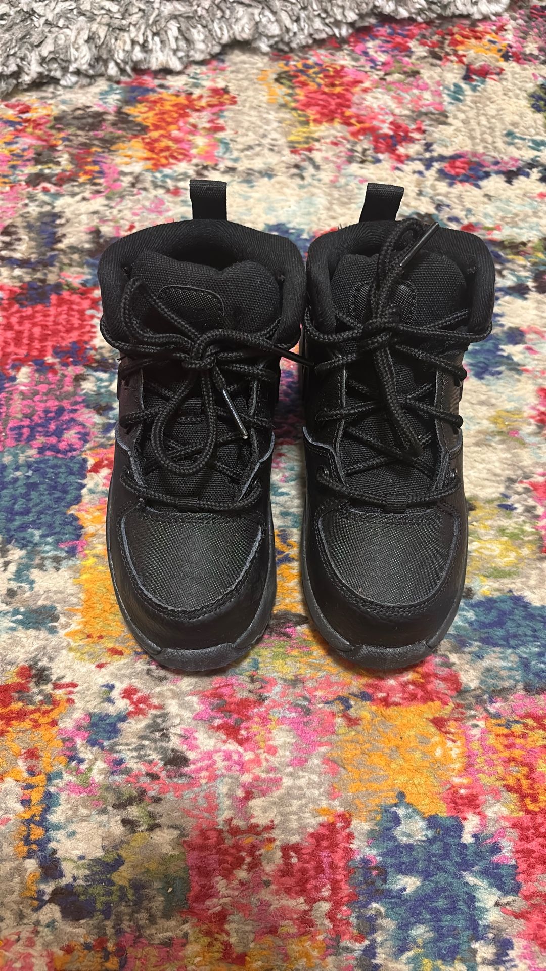 Nike Manoa LTR Black Leather Lace Up