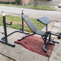 Gold's gym 24 utility rack sale