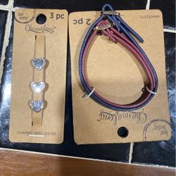 3  Small Bracelets And  Charm