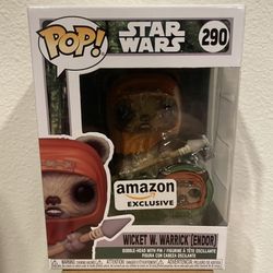 Funko POP! Wicket W. Warrick #290 + Pin | Amazon Exclusive