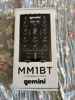 Gemini MM1BT 2-Channel DJ Mixer