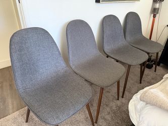 Mid-century dining chairs (set of 4)