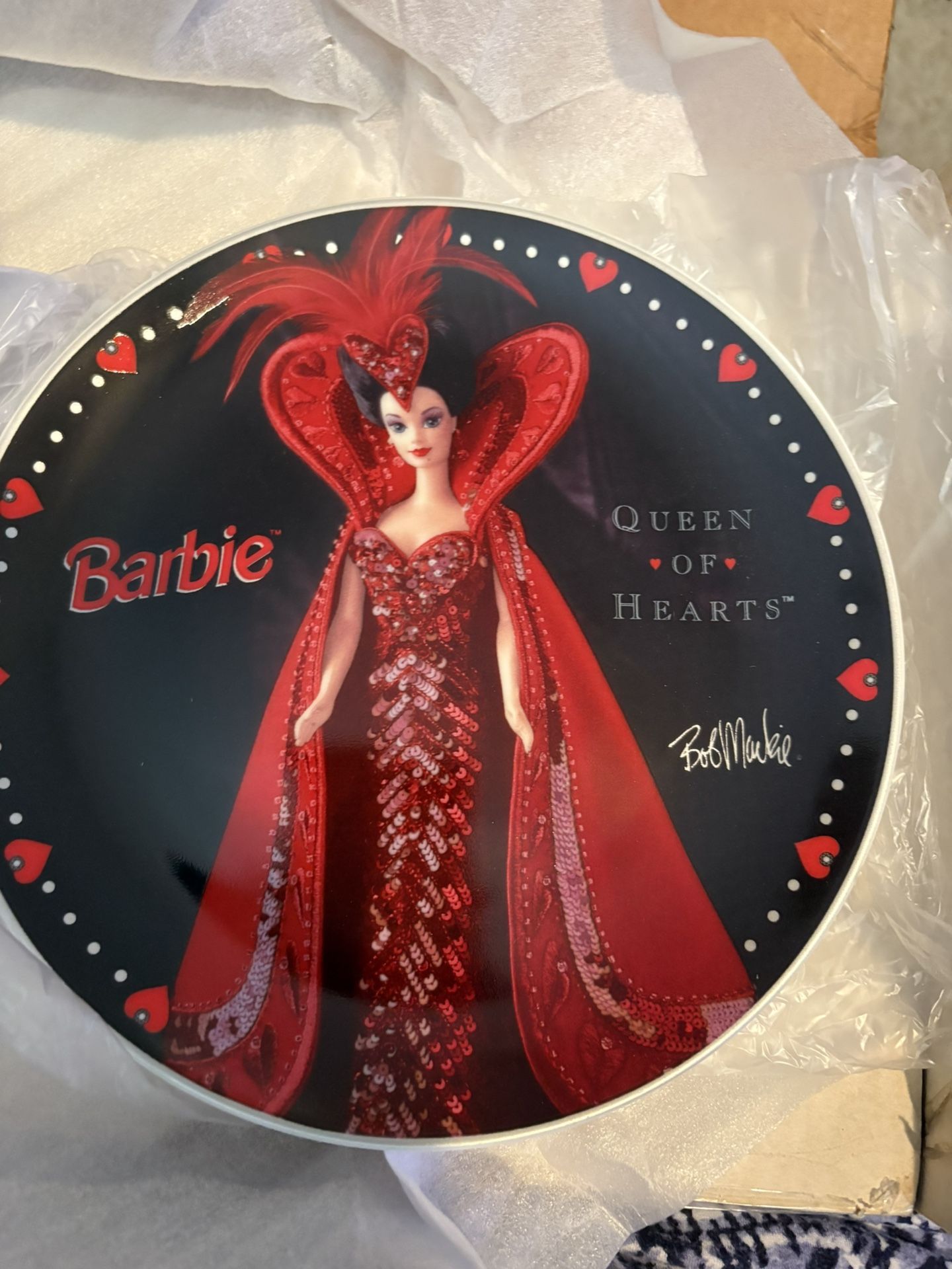 Barbie JC Penny Bob Mackie Queen Of Hearts Collector Plate