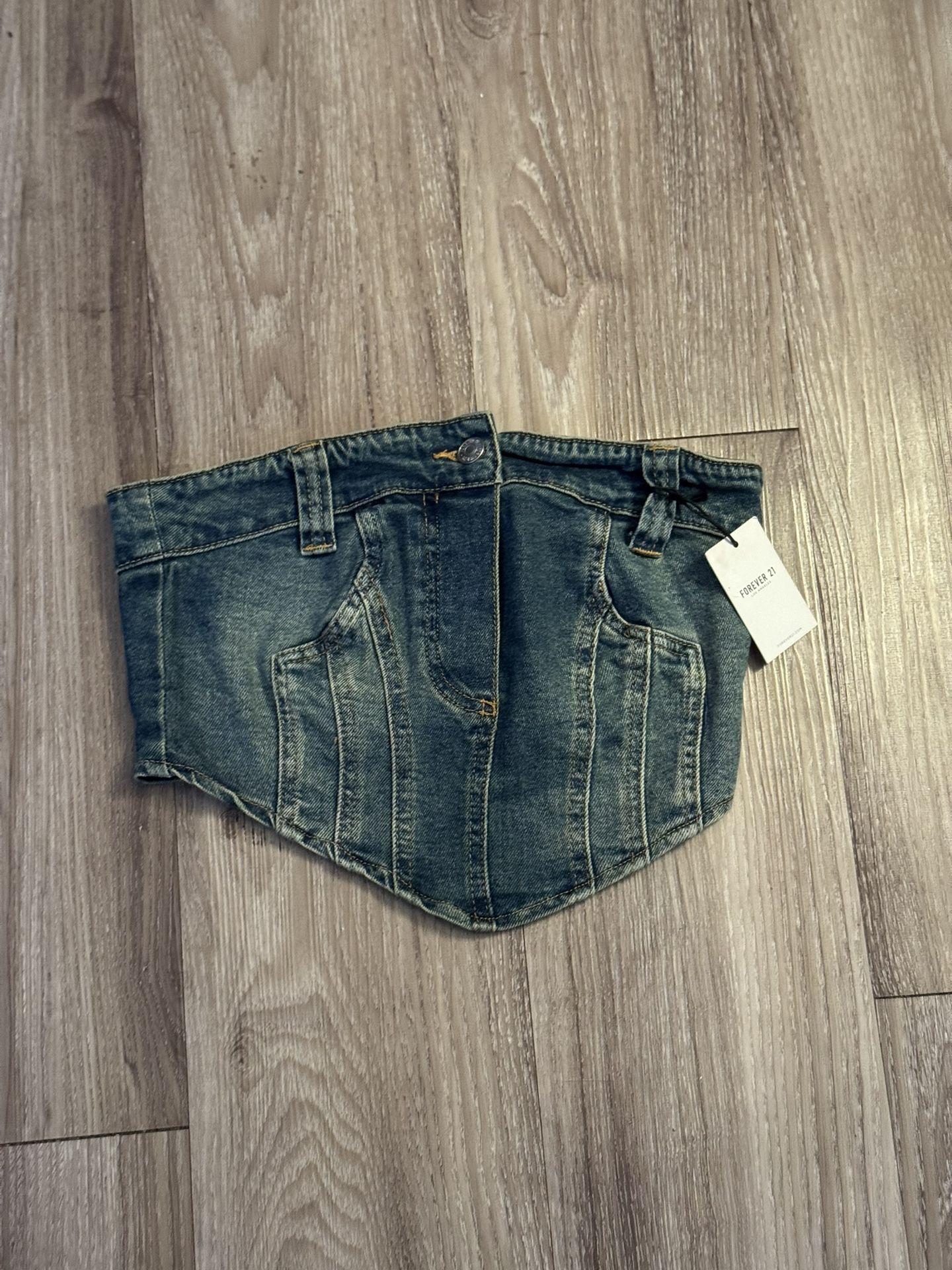 Denim Tube Top (Forever 21)