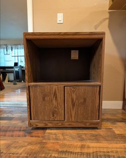 Small Wood Grain Storage Cabinet - $20 OBO